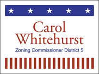 Picture of Zoning Commissioner Yard Sign (ZCYS#002)