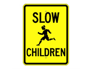 Picture of Slow Children Sign (G-2*9)