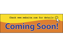 Picture of Comming Soon Web Site Banner (CSWSB#001)