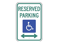 Picture of Handicap Reserved Parking (R7-8RA5)