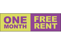 Picture of One Month Free Rent Banner (OMFRB#001)