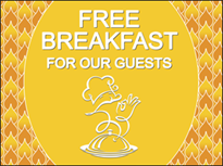 Picture of Free Breakfast Yard Sign (FBYS#002)