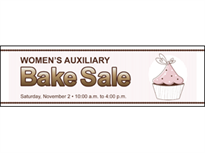 Picture of Bake Sale  Banner (BS2B#001)