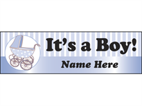 Picture of  It's A Boy Banner (IABB#001)
