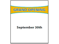 Picture of Grand Opening  Poster (GO2P#011)